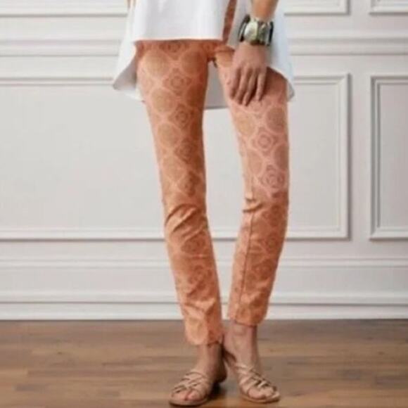 Soft Surroundings Canyon Sunset Ankle Pants Womens Sz 1X Superla Stretch Pullon - Picture 1 of 12